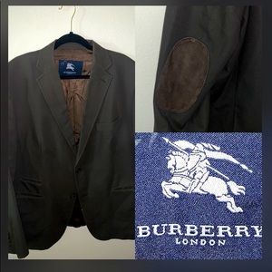 Dark Brown Sports Jacket with a suede patch on the elbow of the sleeve…